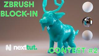 Zbrush Tutorial Zspheres and Blockin | Nextut Jan-Feb Contest Part 2