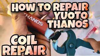 How to change Thanos vape coil mash coil 5000 puffs #repair