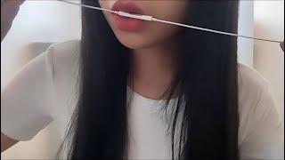 ASMR 마이크 먹방 입소리 ෆ“ෆ / 니블링 asmr / mic nibbling / mouth sounds asmr