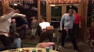 Minute to Win It 'Junk in the Trunk' Dance Game - Warner Family Christmas Party