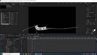 After Effects: Text on Path