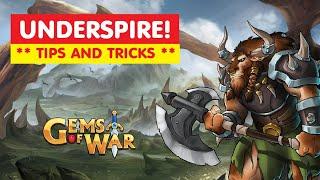 Gems of War UNDERSPIRE Tips Tricks and How To COMBINE Trinkets!