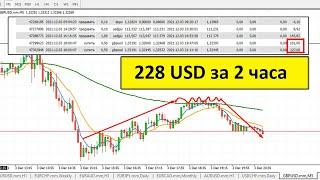 Мелкий ТрейдерОК заработал 228 долларов за 2 часа