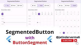 SegmentedButton with ButtonSegment in Flutter