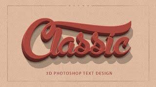 How to Create 3D Text in Photoshop cc