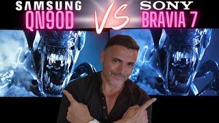 SAMSUNG QN90D VS SONY BRAVIA 7 Mini-Led Battle at 75"