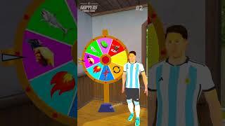 Messi  try to  Little KLA  Ronaldo Help  Free Fire Animation #shorts
