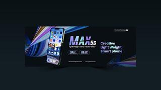 Mobile Company Display Ad Banner Design Inspiration | Adobe Photoshop Tutorial