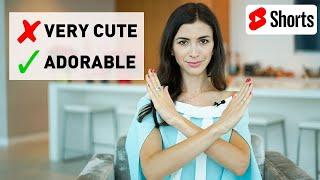Stop Saying VERY | Vocabulary that Native Speakers Use in English #Shorts