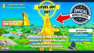 WORLD RECORD! 640,540 XP in ONE GAME! (not clickbait)