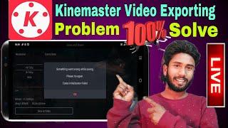 kinemaster something went wrong while saving codec initialization failed 100%problem solve |