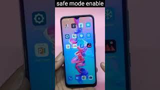 Itel Vision 2 S Me Safe Mode Enable Kaise Kare || #enablesafemode #youtubeshorts #mobilesoftware