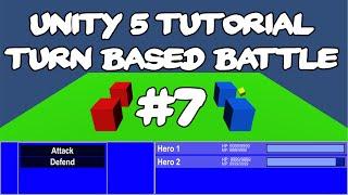 Unity 5 Tutorial: Turn Based Battle System #07 - Gui Improvements