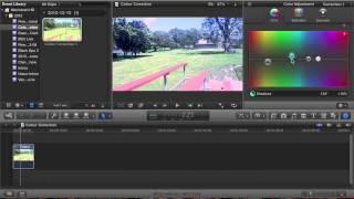 Final Cut Pro X: Colour Correction