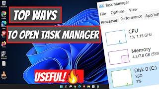 Top Ways to Open Task Manager on Windows 11