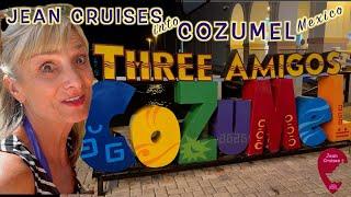 Jean cruises into Cozumel, Mexico for Doris Visits - with an overnight