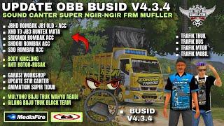 UPDATE OBB BUSSID V4.3.4 SOUND CANTER FRM MUFLER SUPER NGIR-NGIR | SUPORT ALL KODENAME