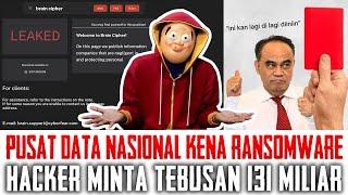 PDN KENA RANSOMWARE BRAIN CIPHER Dan HACKER MEMINTA TEBUSAN 131 MILIAR Lalu Minta Maaf & Kembalikan