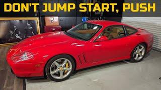 How to PUSH START a FERRARI with the F1 Transmission