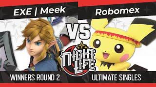 Nightlife 49: EXE | Meek (Link) vs Robomex (Pichu) Winners Round 2