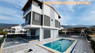 Didim Akbük'te Deniz Manzaralı 4+1 Havuzlu Eşyalı Tam Müstakil Villa#akbük #villa#satılık #emlak