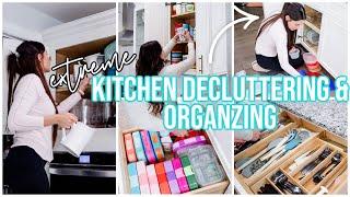 EXTREME KITCHEN DECLUTTERING & ORGANIZATION | PURGING OUR KITCHEN | MORE WITH MORROWS