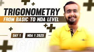 Trigonometry - Day1 || From Basic To NDA Level || Free NDA Coaching || Yodha Batch  || NDA 1 2025