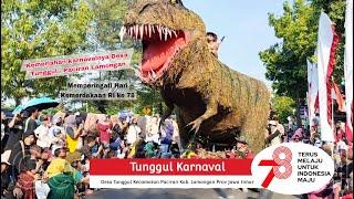 Kemeriahan Karnaval 17 agustus 2023 di Tunggul Paciran Lamongan