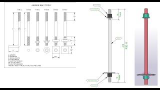 Create Partially Threaded Anchor Rods with Base Plates in Tekla Structures[2022]