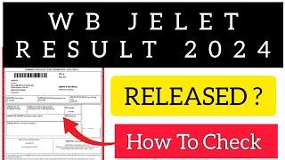 WBJEE JELET 2024 Result | How To Check WB JELET 2024 Result Date