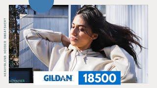 Gildan 18500 Heavy Blend™ Hooded Sweatshirt | BlankApparel.ca