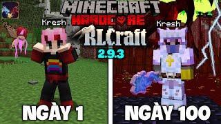 Kresh Tóm Tắt 100 Ngày Trong Minecraft RLCRAFT 2.9.3 Siêu Khó!