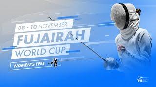 Highlights from the individual competition at the 2024 Fujairah Women's Epee Fencing World Cup.