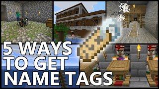 5 Ways To Get NAME TAGS In Minecraft