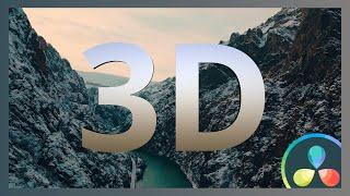 Stunning Camera Fly-Through 3D Text Effect in DaVinci Resolve | Step-by-Step Guide