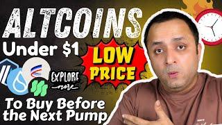 🟨 CRYPTOCURRENCY UNDER $1 which can MAKE A NEW ATH in the CRYPTO MARKET PEAK of 2025 | Buy The DIP
