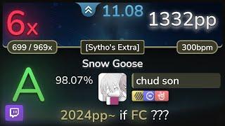 [Banned]  11.1⭐ chud son | Mutsuhiko Izumi - Snow Goose [Sytho's Extra] +HDDTHR 98.07% | 1332pp 6