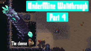 UnderMine Full Run Walkthrough Part4: I Cheesed the most difficult Boss in the Shimmering Caverns