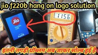 jio f220b hang on logo solution