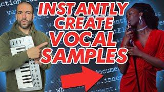 Make Vocals Samples Instantly With Free AI Site