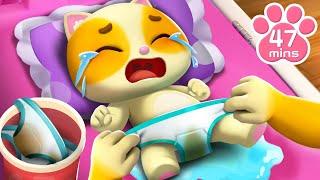 Take Care of Little Baby | Cartoon for Kids | Kids Songs | Mimi and Daddy | Meowmi Family Show