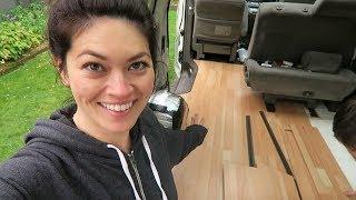 Flooring // CAMPER VAN CONVERSION Ep. 6