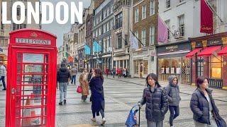 London, England 󠁧󠁢󠁥󠁮󠁧󠁿 Street Walk 2024 - 4K 60fps Walking Tour (▸92 min)