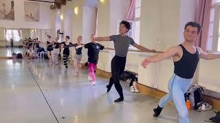 International Balletmasterclasses in Prague 2024 Ballet Class with M. Paixa and pianist A. McBride