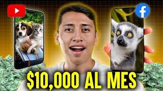 Gana $10,000 al mes REPOSTEANDO videos de animales en YouTube & Facebook 