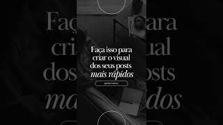 Crie posts mais rápidos Canva #canva #canvaparainiciantes #canvacomousar #canvaprofissional