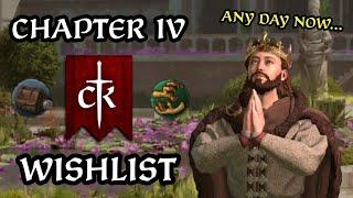 Crusader Kings 3 - Chapter IV Wishlist - 15 Small Suggestions