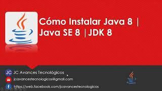 How to install java 8 in Windows 10 | Java SE 8