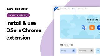 Start Dropshipping - Install and use DSers Chrome extension - DSers