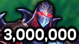 I Got 3,000,000 Mastery Points On Zed. No, I'm NOT Crazy.